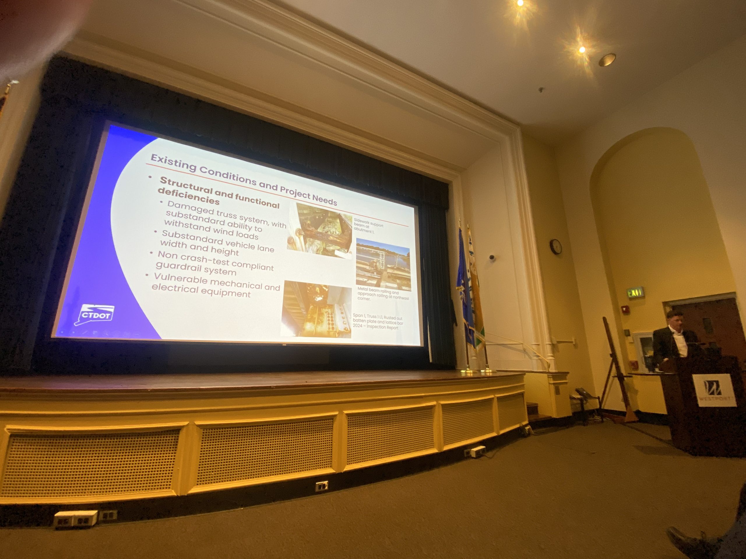 Alex Maxwell, project manager with CTDOT consultants Fuss & O'Neill