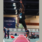 Staples’ Ogunkoya takes gold in the long jump