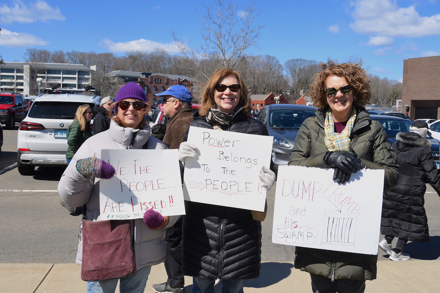 Lori Sackowutz and Gloria Tenofsky (Norwalk) and Cathy Conover