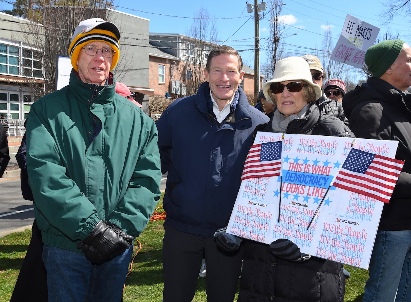 Paul and Luann Barchie (Fairfield) with Senator Richard Blumenthal