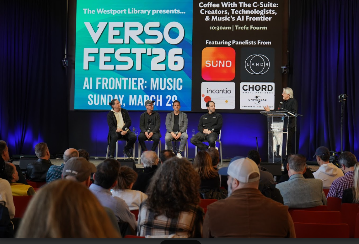 The AI panel with leaders of Suno, LANDR, Incantio; and Chord Music Partners Music