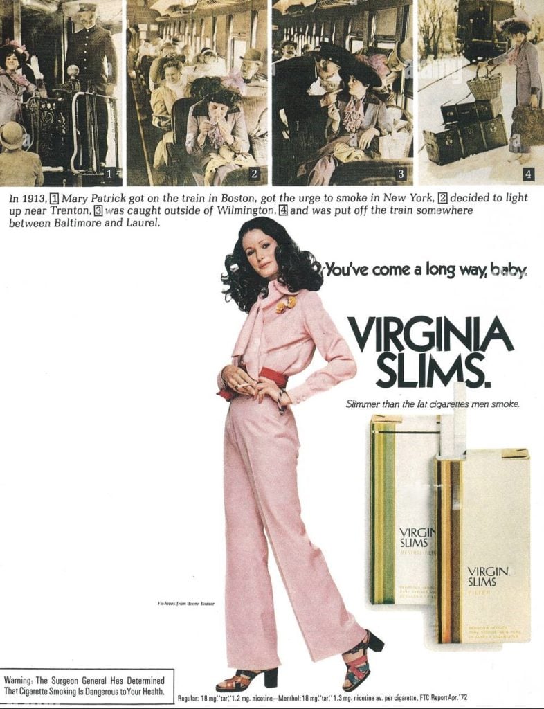 1977 Virginia Slims advertisement