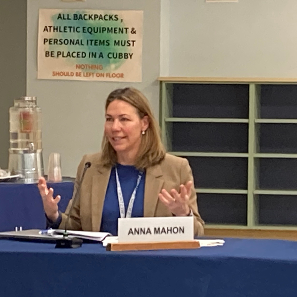 Assistant Superintendent Anna Mahon - Photo Linda Lambeck