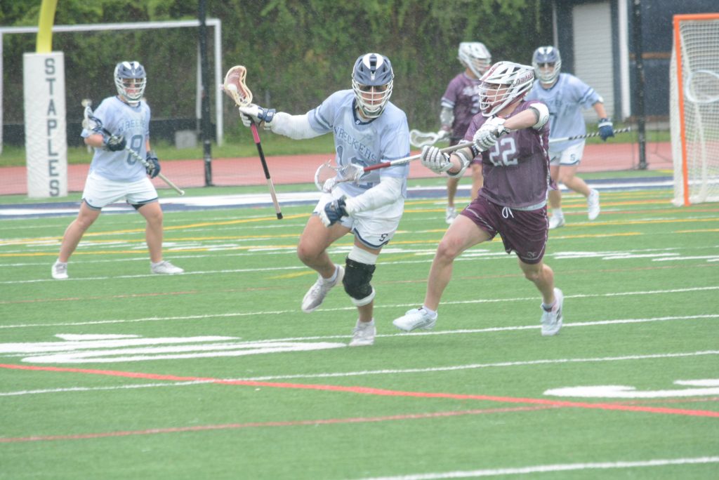 Erik Skolnick won key faceoffs in the win