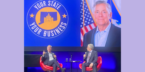 Lamont addresses Westport in chamber series