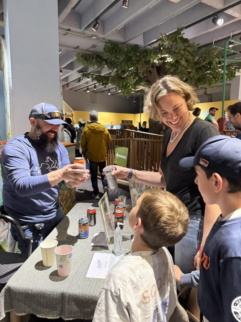 Westporter Ali Nassi with her two boys - Photo JC Martin