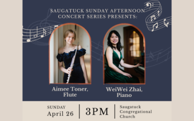 Saugatuck concert to feature flute and piano on April 26