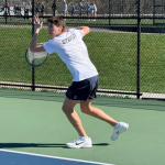 Boys tennis team battles in trio of 4-3 matches