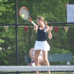 Girls tennis extends season-starting win streak to five before falling