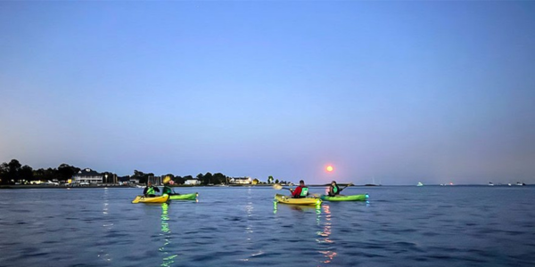 Blue Moon kayak tour Sunday