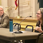 Goldstein, Mandell vie for Democratic party nod in Town Hall forum