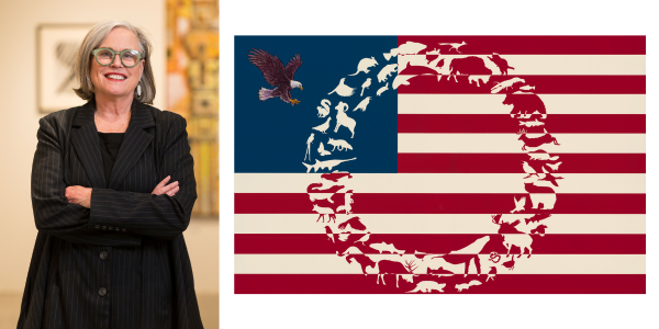 Museum director and exhibit curator Carey Mack Weber and James Prosek's Invisible Boundaries