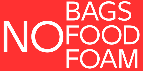 A reminder on proper recycling: “No Bags, No Food, No Foam”