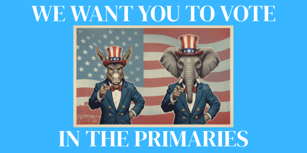 Change party affiliation online NOW to vote in August primaries