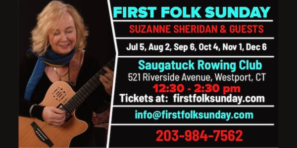 “First Folk Sunday” returns to Saugatuck Rowing Club 