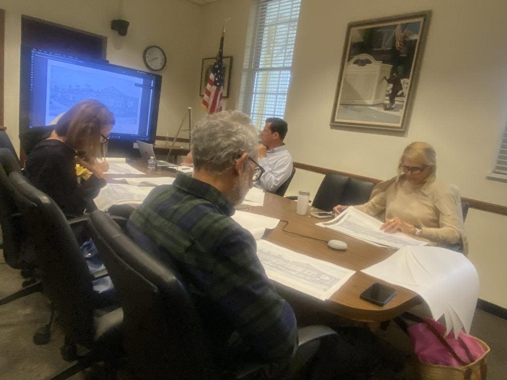 Members of the ARB at work, Town Hall, June 23, 2026 - Photo Ken Valenti