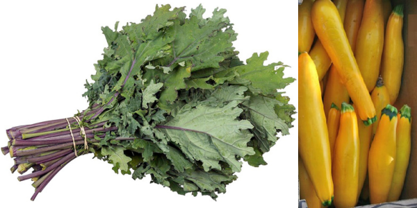 Kale and zucchini - Images Wikimedia