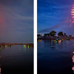 See the fireworks from the water 