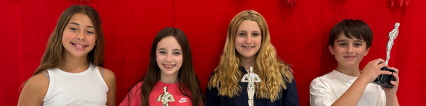 (l to r) Ella Rossi, Layla Perkel, Cora Lask, Chase Bittinger - LLS - Photo Westport Public Schools