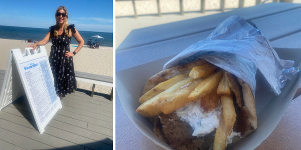 At Compo’s Sandbar stand, Nikki Glekas strives for vacation vibe