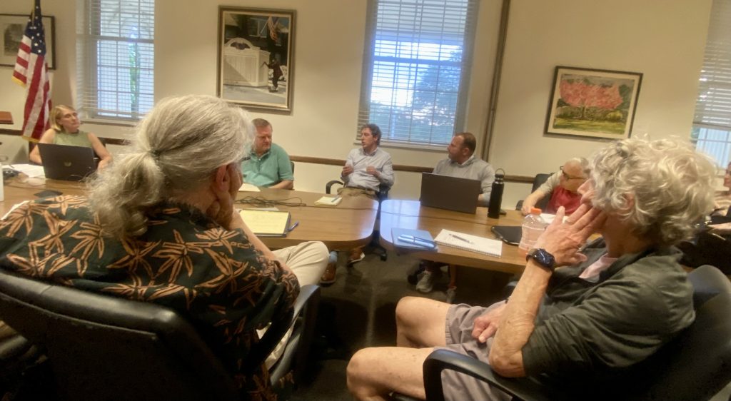 RTM Committee members discuss the CMDA in Town Hall Room 309 on June 30, 2026 - Photo Ken Valenti