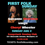 First Folk Sunday Aug. 2: Cheryl Wheeler tribute 