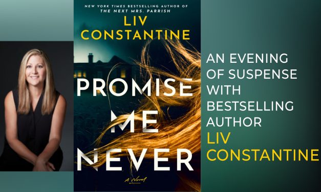An Evening of Suspense: Wine Reception & Conversation with Liv Constantine – A fundraising event to support Literacy Volunteers of Southern CT