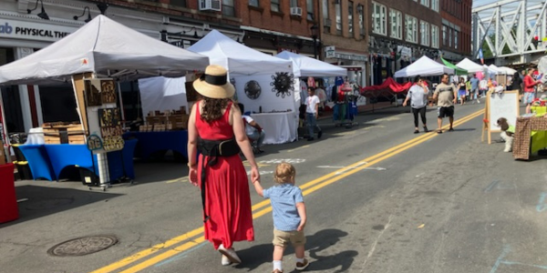 Catch the giant puppet parade today