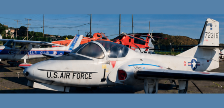 Connecticut Air & Space Center hosting Planes and Pilates wellness event