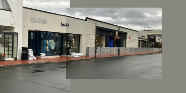 Business prepares for storm