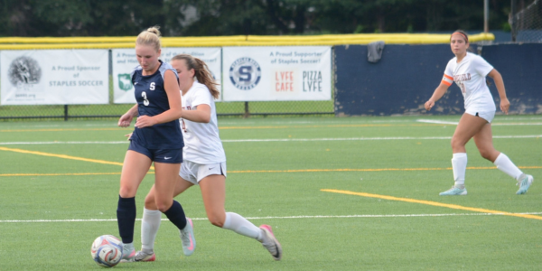 Staples girls soccer ties Warde before earning blowout victory