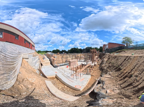 Foundation footings and rebar installation - Photo Town of Westport / Newfield
