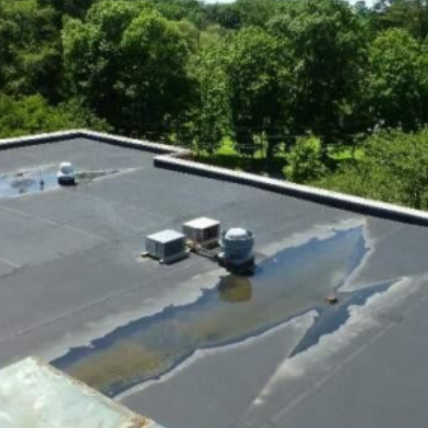 Roof replacement and repair, and replace exhaust fans at Greens Farm El - Photo Colliers