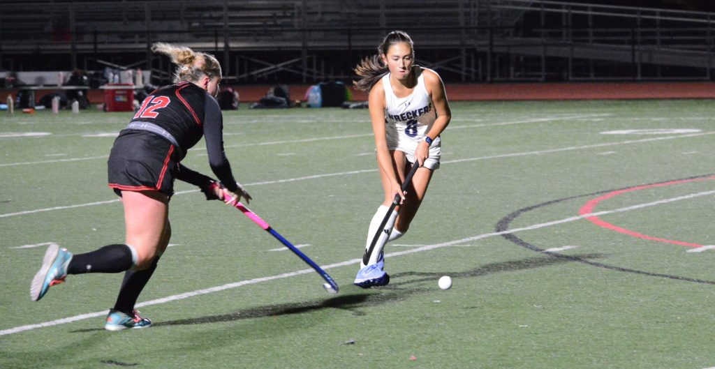 Emilie Russell scored twice against Warde - Photo Andy Hutchison