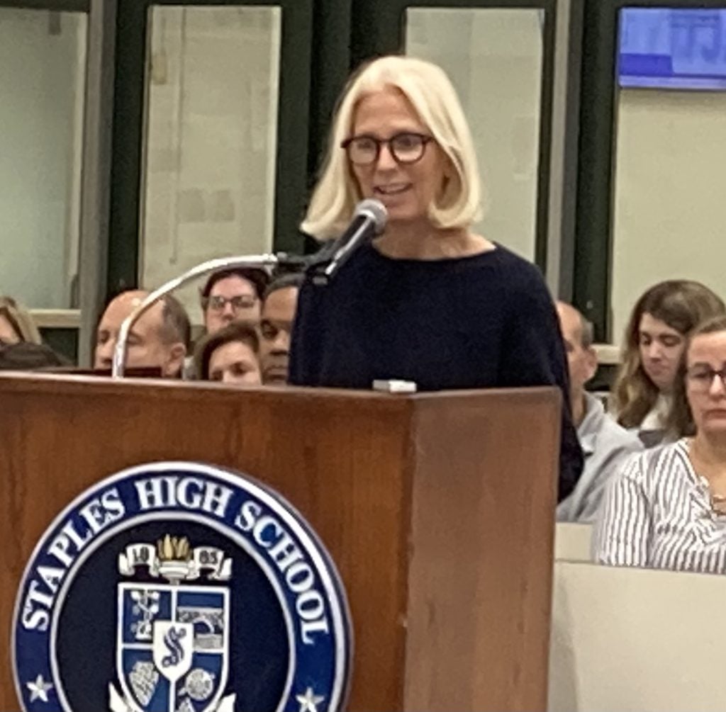 Parent Michelle Vitulich - Photo Linda Lambeck