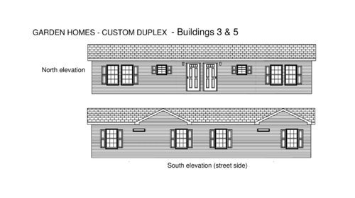 North and South elevations of buildings 3 and 5 - Image Town of Westport