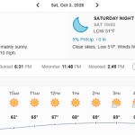 Saturday is buzzing with activities