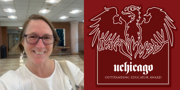 Meghan Scheck receives University of Chicago Outstanding Educator Award