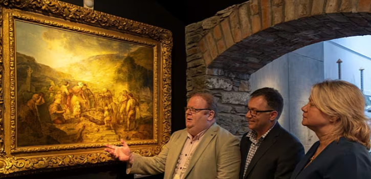 Ireland’s Great Hunger Museum painting now on display in County Cork heritage center